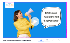 ShipToBox has launched ExpPackage